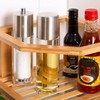 bremermann Corner Shelf, 3 Levels, Bamboo, Approx. 25 x 27