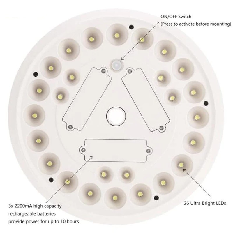 EEZ RV Flagpole Downlight is Fully Covered by 128 LED