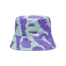 LARKSON Rain Hat Women Men – Mats – Rain Hat in Two Sizes – Fishing Hat Waterproof for Outdoor Festival Leisure – Waterproof Rain Cover Hydrostatic Head 10,000 mm, Mint Purple - Leo, S - M