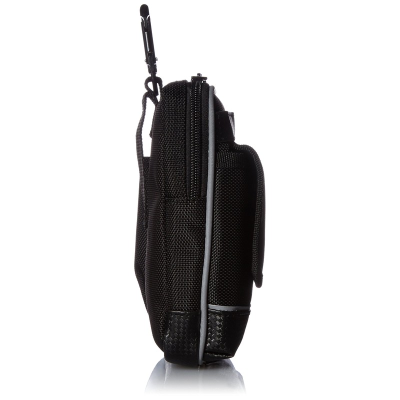 Bowken Club RF-104 Pouch, Small Case with Reflective Lines, Black