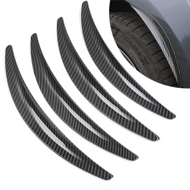 iSpchen Mudguard Widening Pack of 4 Car Mudguard Widening Strips Front and Rear Wheel Arch Strip Car Mud Flap Wheel Splash Guard Trim Accessories Compatible with Model 3