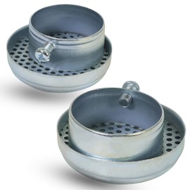 Midline Valve S3729 Oil Tank Vent Cap with Screen 2 in. Zinc Plated Galvanized Steel, 2"