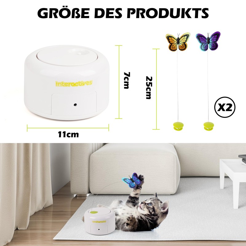 Pet Prime Automatic Cat Toy, Electronic Cat Toy, Cat Butterfly