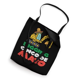 Digging Cinco De Mayo Excavator Kids Toddler Boys Tote Bag