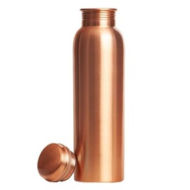 Copper Water Bottle For Drinking Black Pure Copper Ayurvedic Water Bottle 1000 ML Leak Proof,Water Bottle for Carrying Bag For for Sports, Gym,Yoga Travel,Water Bottle for Gym,Office,Hiking