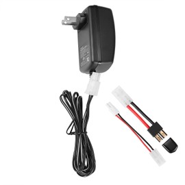 Szwisechip Cargador de batería RC para 3,6 V-10,8 V NiMH/NiCd Paquetes Hobbies Airsoft, Coche RC, Camión RC, Pistola de aire, Aviones RC, Compacto con Estándar / Mini Tamiya, TRX