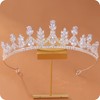 Kamirola Silver Wedding Cubic Zirconia Tiaras and Crowns for Women,