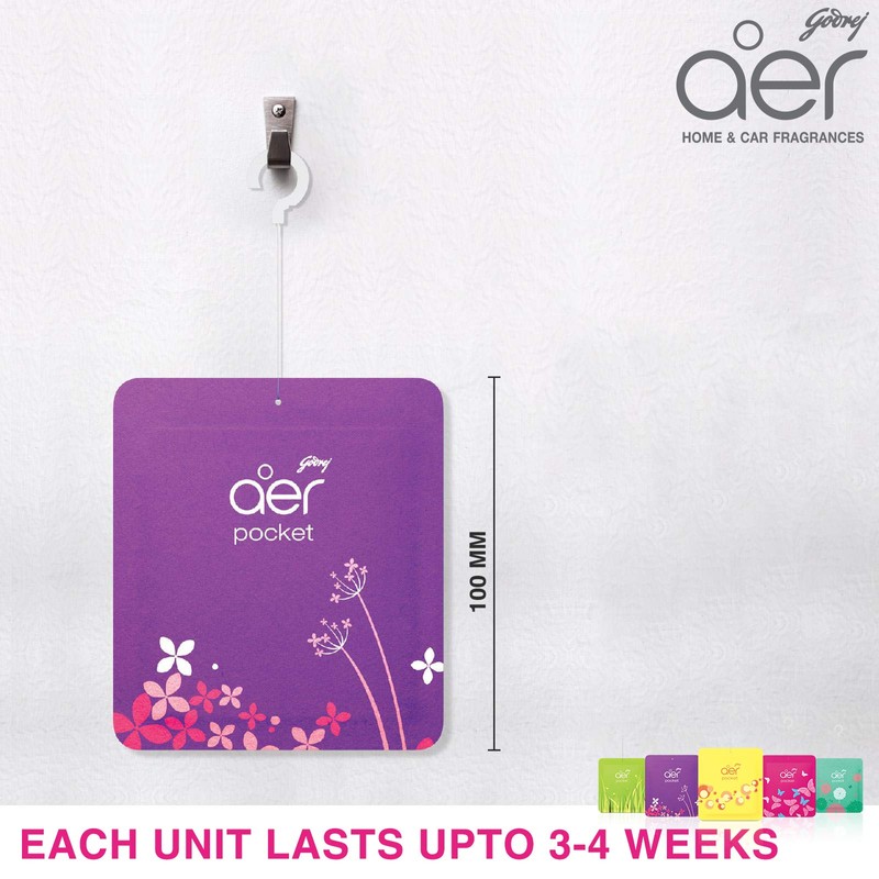 Godrej aer Pocket - Bathroom Fragrances - 3 x 10