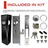 Sidco Supply Sliding Gate Lock - Hook Bolt Mortise Lock