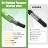 TechSweepPro Pressure Washer Hose 25FT with 3/8 Inch Quick Connect,