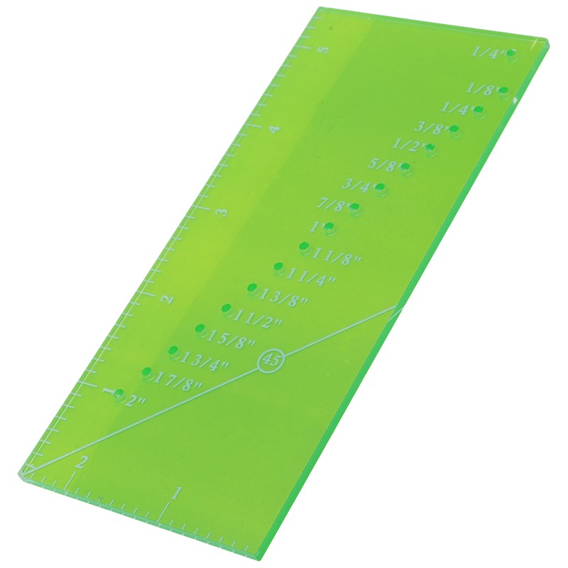 Magnetic Seam Guide Set Resistance Ruler Perforated Seam Measurement Quilting