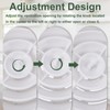 PATIKIL 3 Inch Round Air Vent Cover, 4 Pack ABS