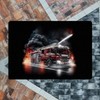 speecheese Fire Engine Fights Against Flames Doormat in 35 x