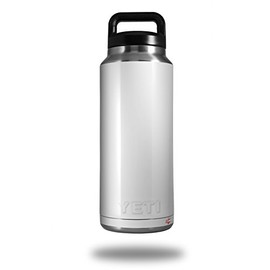 WraptorSkinz Skin Decal Wrap for Yeti Rambler Bottle 36oz Solids Collection White (YETI NOT Included)