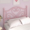 Weehom Twin Bed Frames with Headboard, Heavy Duty Metal Platform