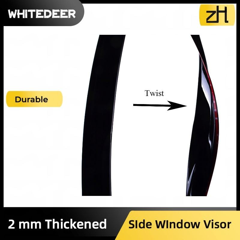 WhiteDeer ZH Durable Window Deflectors Rain Guards for Lexus GX-460