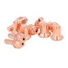 10Pcs Nozzle Electrode Kit Brass 176655 Electrode 176656 Nozzle Tip