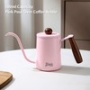 Pink Pour Over Coffee Kettle - 600ML/20oz Stainless Steel Coffee