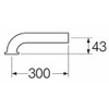 SANEI Drainage Parts P Pipe for Wall Drainage Pipe Diameter