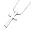 vicima Tungsten Cross Pendant Necklace for Men Tungsten Carbide Cross