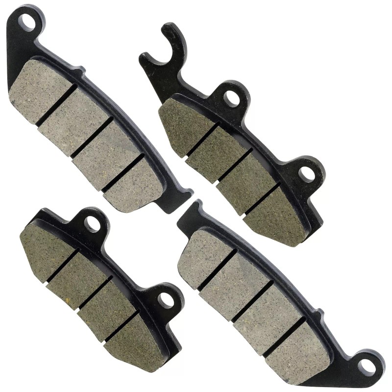 Caltric Front and Rear Brake Pads for Triumph Bonneville /