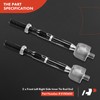 A-Premium Set of 10, Front Lower Ball Joint, Inner &