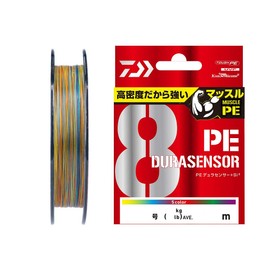 Daiwa PE Line UVF PE Dura Sensor X8 + Si2, No. 0.6, 218.1 yd (200 m), Multicolor