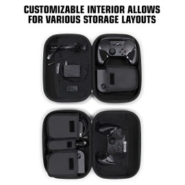USA GEAR Hard Shell Steam Link and Steam Controller Travel Case by USA GEAR