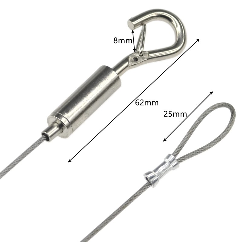 Adjustable Length Picture Hanging Wire with Hook, Picture Hanging Chain