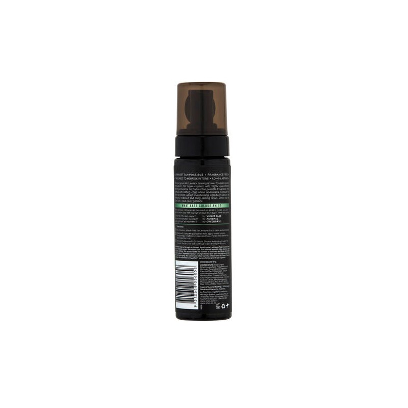 Le Tan Uber Dark Self Tanning Foam Green Base 200mL
