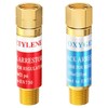JZWELD Oxygen Acetylene Flashback Arrestor Set Regulator End 9/16-18 Threads