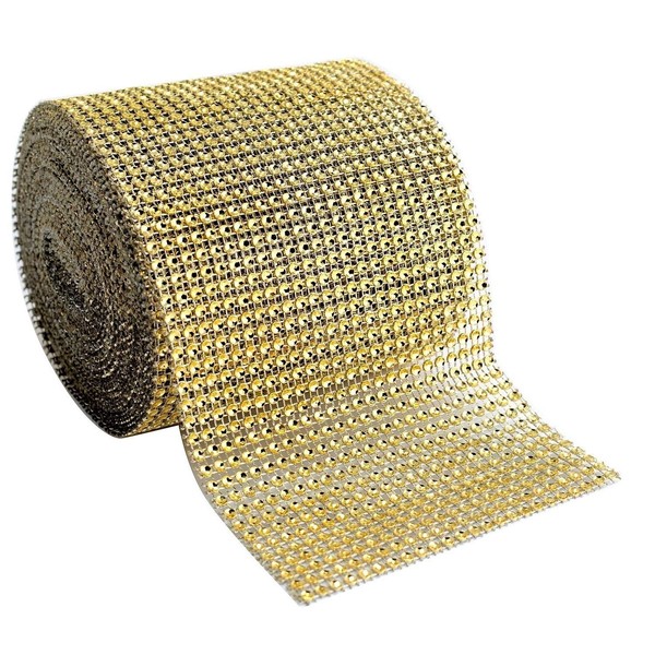 Diamond Rhinestone Mesh Ribbon Supreme Quality Sparkling Bling Wrap Ribbon