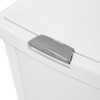 STERILITE 10458004 Touch Can, White, 13 Gallon