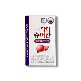 HL Science Dr. Supercan Milk Thistle Lutein 900mg x 30 capsules / 에이치엘사이언스 닥터슈퍼칸 밀크씨슬 루테인 900mg x 30캡슐