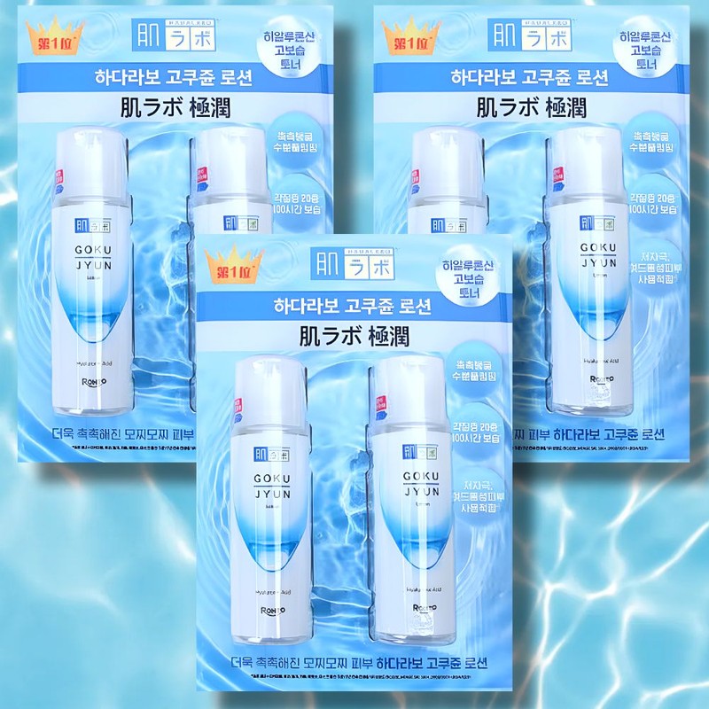 Hada Labo Gokujyun Lotion 340ml, 4 packs / 하다라보 고쿠쥰