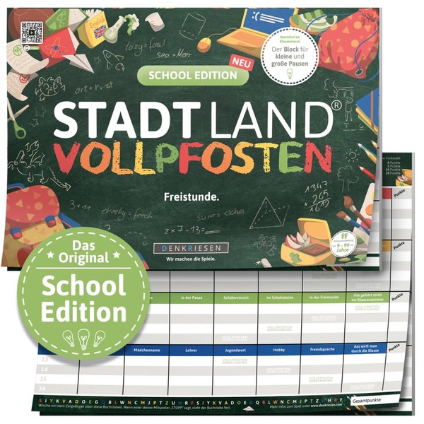 Denkriesen City Land VOLLPFOSTEN® School Edition Free Hour A4: Free