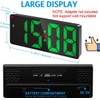 Upgraded Digital Alarm Clock, LED Clock for Bedroom, Electronic Desktop