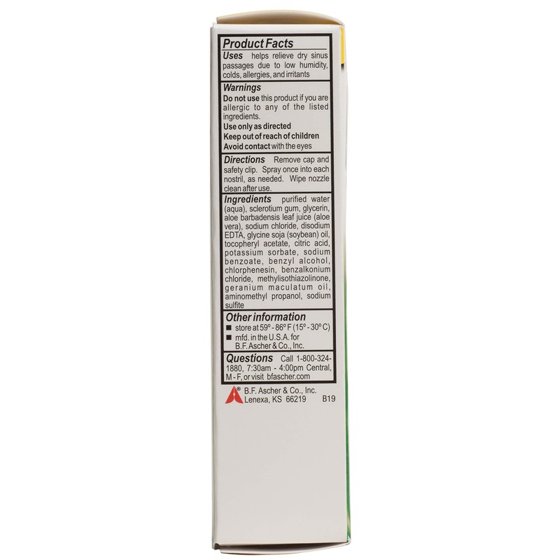 Ayr Saline Nasal Gel No-drip Sinus Spray With Soothing Aloe