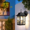 OKELI Dusk to Dawn Outdoor Wall Lights, Exterior Waterproof Lantern,