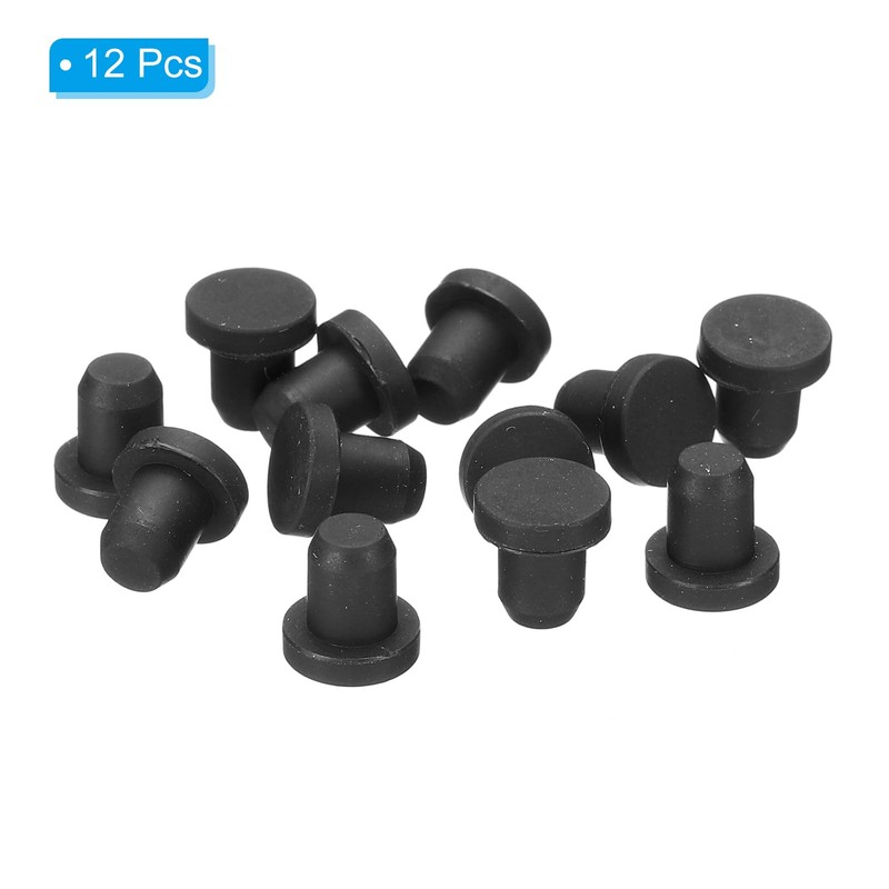 MECCANIXITY Silicone Rubber Solid Plug Soft Flexible Stoppers for 5-5.5mm