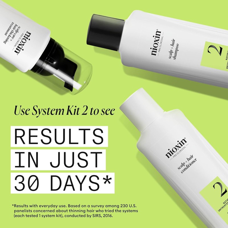 Nioxin Scalp and Hair Leave-In Treatment System 2 for Fine