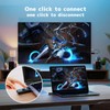 Wireless HDMI Transmitter and Receiver 4K, 2.4/5GHz 1080P Portable Wireless