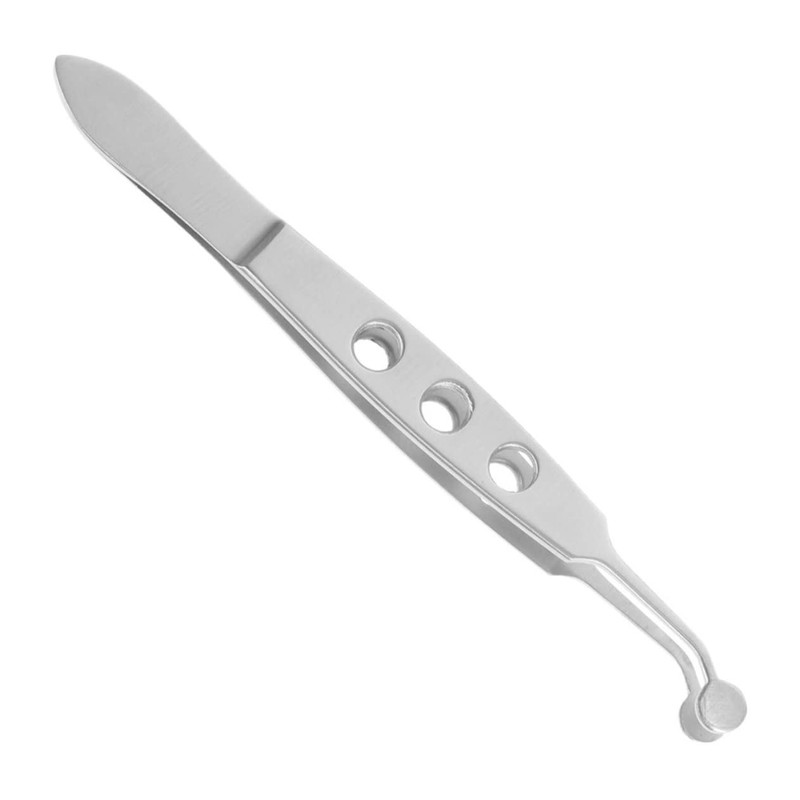 WOONEKY Eyelid Oil Gland Massage Gland Forceps Steel Eyelid Tweezers