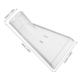 Operitacx Zubehör Für Absaugaufsatz Vakuumzubehör Wasserextraktor Auto -detail -zubehör Reinigungsextraktor Staubsaugerbürstenkopf Teppichsauger Acryl Transparent