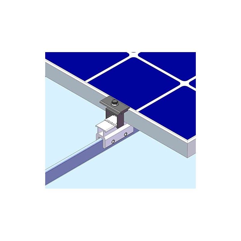 10 Pack Mid Clamp MageClamp Mounting Kits for Standing Seam