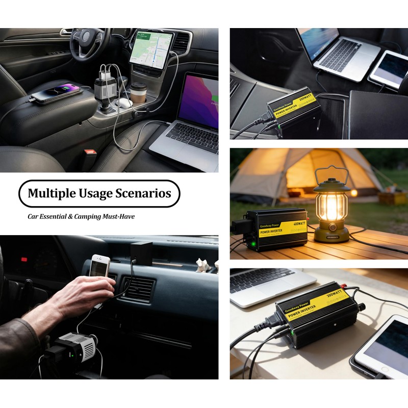 Goodway Power Compact and Lightweight Modified sine Wave Power Inverter