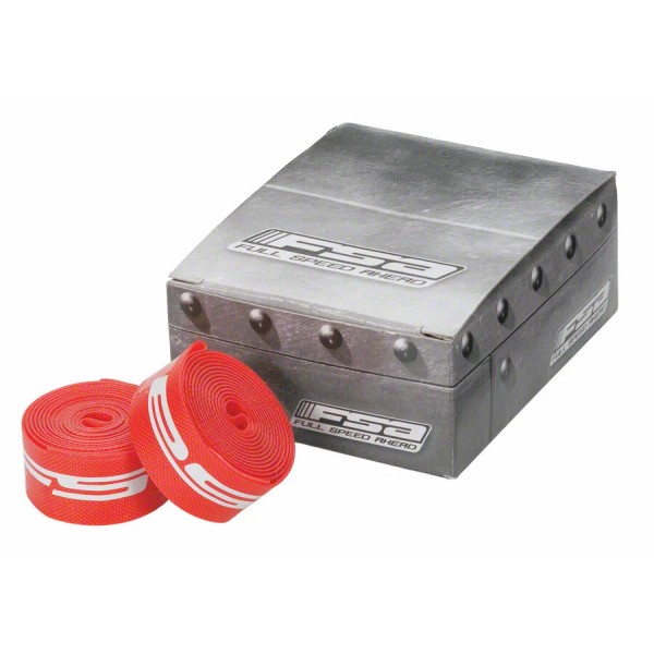 FSA 700c x 17mm Rim Strips Red Nylon Box/10