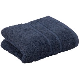 Sensui Ko Premium Ultra Long Cotton, Made in Japan, Face Towel, Antibacterial, Deodorizing, Navy