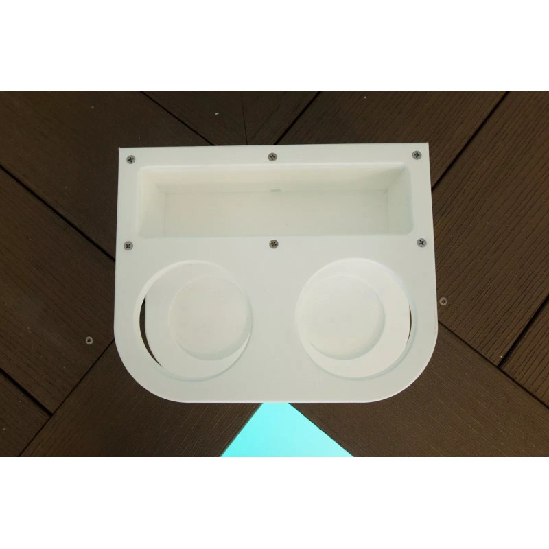 Trimmed Out Boat Marine Cup Holder Cupholder & Storage Box