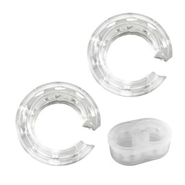 BWBWND 2 PCS Car Shock Absorber, Rubber Auto Shock Buffer Power Spring Bumper Cushion, A/B/C/D/E/F Type Auto Buffers Coil Spring Booster, Automotive Suspension Shock Absorber (F Type)